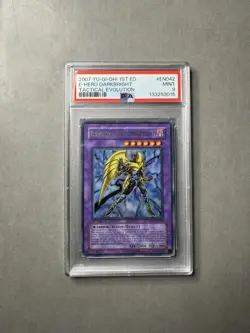 YuGiOh Elemental Hero Darkbright TAEV-EN042 Tactical Evolution 1st Edition PSA 9 - Image 2