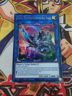 Giant Beetrooper Invincible Atlas dama-en089 1st Ed (NM+) Ultra Rare Yu-Gi-Oh! - Image 3