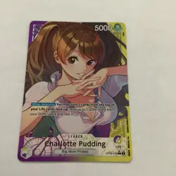 Charlotte Pudding OP08-058 Leader Alt Art Two Legends One Piece TCG - Image 1