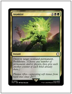 1x Atomize, Fallout, Magic the Gathering, MTG NM - Image 1