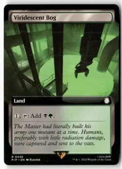 Viridescent Bog (Extended Art) 446 Universes Beyond: Fallout MTG NM - Image 1
