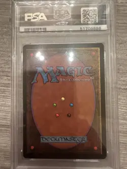 MTG Magic The Gathering Dual Lands Revised Badlands PSA 9 - Image 2