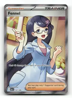 Fennel 162/086 - Black Bolt - Pokemon Card NM/M - Image 1