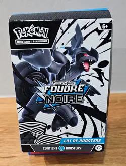 Pokemon Boosterbundle Karmesin & Purpur Schwarze Blitze Franzosisch NEU OVP 2092 - Image 1