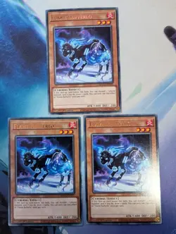YuGiOh! Flame Bufferlo MAGO-EN127 Rare x3 PLAYSET 1st Ed - Image 1