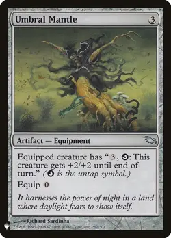 Umbral Mantle Light Play, English Magic the Gathering MTG Mystery Booster - Image 1