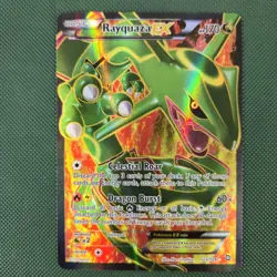 Rayquaza EX 123/124 Holo Dragons Exalted Full Art 2012 Nintendo Pokemon Card - Image 1