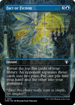 Fact or Fiction (Borderless) Commander Masters NM Instant Uncommon CARD ABUGames - Image 1