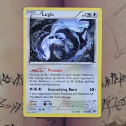 Lugia 78/124 XY Fates Collide Regular NM Pokemon Card English - Image 1