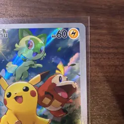 Pokemon Pikachu SVP 27 Paldea Evolved Black Star Promo Card - Image 3