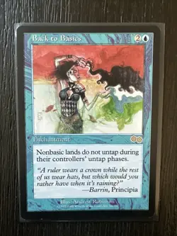 MTG URZAS SAGA* BACK TO BASICS NM/M* - Image 1
