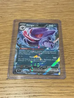 Gengar ex 104/162 Temporal Forces Ultra Rare Holo Pokemon Card - Image 1
