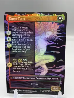 Terra, Magical Adept (Borderless) Final Fantasy Foil Card MTG M #0323 - Image 2