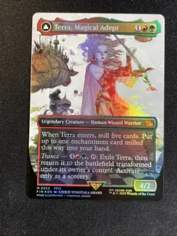 Terra, Magical Adept (Borderless) Final Fantasy Foil Card MTG M #0323 - Image 3