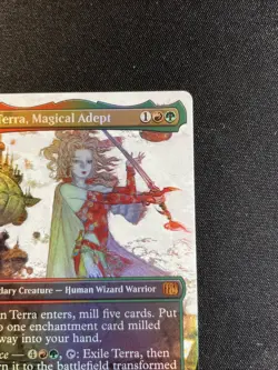Terra, Magical Adept (Borderless) Final Fantasy Foil Card MTG M #0323 - Image 4