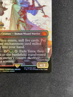 Terra, Magical Adept (Borderless) Final Fantasy Foil Card MTG M #0323 - Image 5