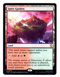 Magic: The Gathering Spire Garden Land Rare 0075 Commander TMNT - Image 1