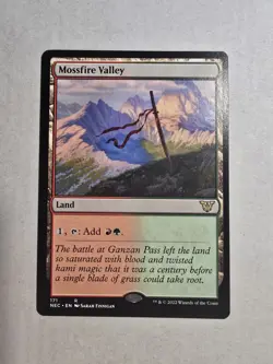 Mossfire Valley Commander: Kamigawa: Neon Dynasty Regular - Image 1