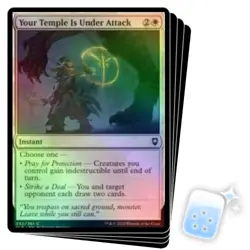FOIL YOUR TEMPLE IS UNDER ATTACK X4 Commander Legends: Battle For Baldur's Gate - Image 1
