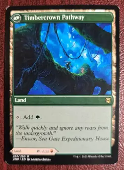 Cragcrown Pathway/Timbercrown Pathway - MtG Zendikar Rising - R261 NM 2020 - Image 5