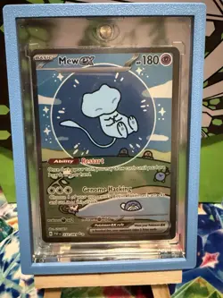 Pokemon Mew ex 232/091 SV: Paldean Fates Special Illustration Rare Holo RAW VERY - Image 1