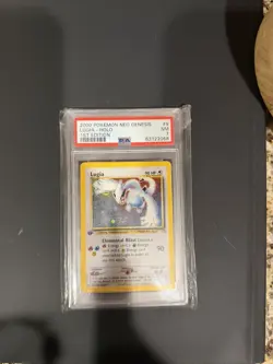 Pokemon Lugia 9/111 - Neo Genesis 1st Edition Holo Rare CHASE 2000 - PSA 7 NM - Image 1