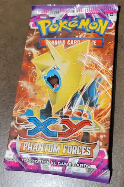 2014 POKEMON XY PHANTOM FORCES BOOSTER PACK MANECTRIC ART FACTORY SEALED - Image 1