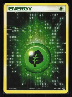 Grass Energy Holo Rare Pokemon Emerald 101/106 HP - Image 1