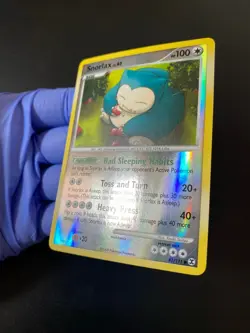 POKEMON SNORLAX LV.40 REVERSE HOLO 81/111 PLATINUM RISING RIVALS ENGLISH EX - Image 4