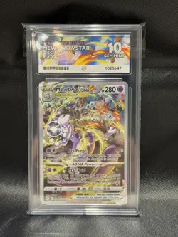 Pokemon TCG - Mewtwo VSTAR GG44/GG70 - Crown Zenith - Graded - ACE 10 - Image 1