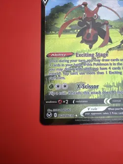 Kricketune V TG12/TG30 Holo Rare V Silver Tempest Trainer Gallery Pokemon NM - Image 2