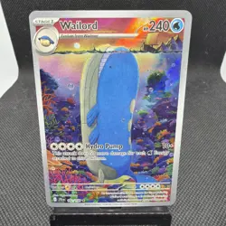 Pokemon TCG: Wailord #162/159 SV Journey Together Illustration Rare - Image 1