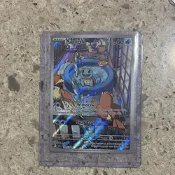 Pokemon Squirtle Sv07: Stellar Crown Illustration Rare Holo Basic 60 HP 148/142 - Image 1
