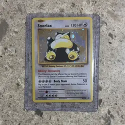 Pokemon Snorlax XY Promos XY179 Promo Holo Basic 130 HP Body Slam - Image 1