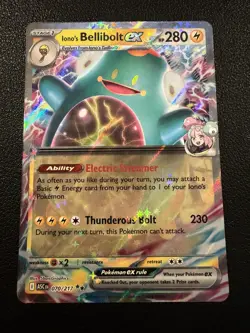 Iono's Bellibolt ex 70/217 Double Rare Holo Ascended Heroes Pokemon TCG - Image 1