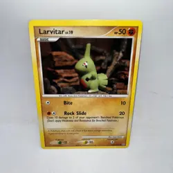 Larvitar 63/100 Common Stormfront Pokemon Moderately Played - Image 1