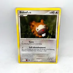 Bidoof 54/100 Common Stormfront Pokemon Lightly Played - Image 1