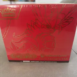 Pokemon TCG Pokemon Center Scarlet And Violet Base ETB Red Koraidon New Sealed - Image 1