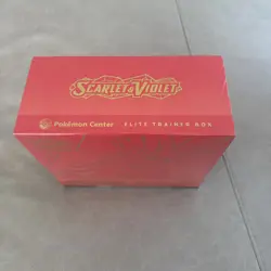 Pokemon TCG Pokemon Center Scarlet And Violet Base ETB Red Koraidon New Sealed - Image 2