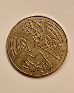 Pokemon Lugia Metal Coin Token (Neo Genesis 2000) - Image 1