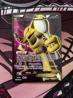 Alakazam EX 117/124 Ultra Rare Pokemon 2016 Fates Collide - Image 1