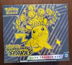 Pokemon Scarlet & Violet—Surging Sparks Elite Trainer Box Pikachu English - Image 1