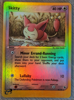 Pokemon Skitty 44/109 Ruby and Sapphire (Reverse Holo) MP - Image 1