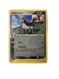 Pokemon TCG Mightyena EX Ruby and Sapphire 42/109 Regular Uncommon - Image 1