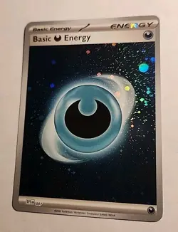 Basic Darkness Energy (Cosmos Holo) 007 Sv01: Scarlet & Violet Pokemon TCG NM - Image 1