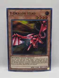 Y-Dragon Head Ultra Rare LCKC-EN006 Yugioh TCG NM - Image 1