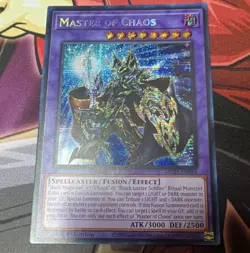 Yu-Gi-Oh Master of Chaos MP23-EN018 Dueling Heroes Prismatic Secret Rare 1st Ed - Image 1