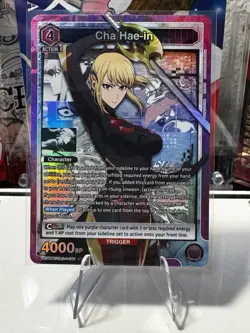 Union Arena Cha Hae-in UE17BT/SLG-1-011 (SR) - UE17BT: SOLO LEVELING (UE17BT) - Image 1
