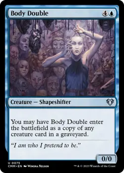 Body Double FOIL Commander Masters NM Creature Uncommon MAGIC MTG CARD ABUGames - Image 1