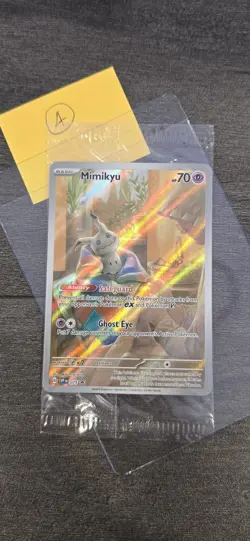 Mimikyu SVP 075 Black Star Promo Paldean Fates Pokemon Card SEALED - Image 5